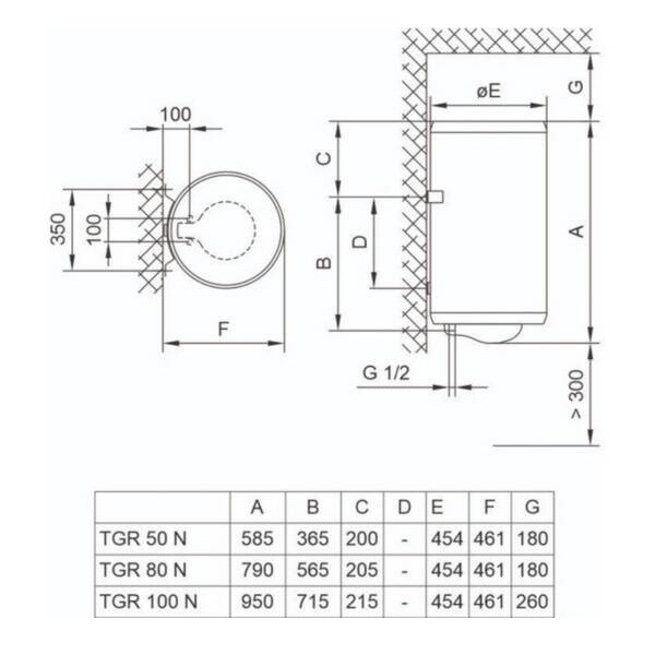 Фото Водонагреватель TIKI Prime M 80V9 (700172), №4