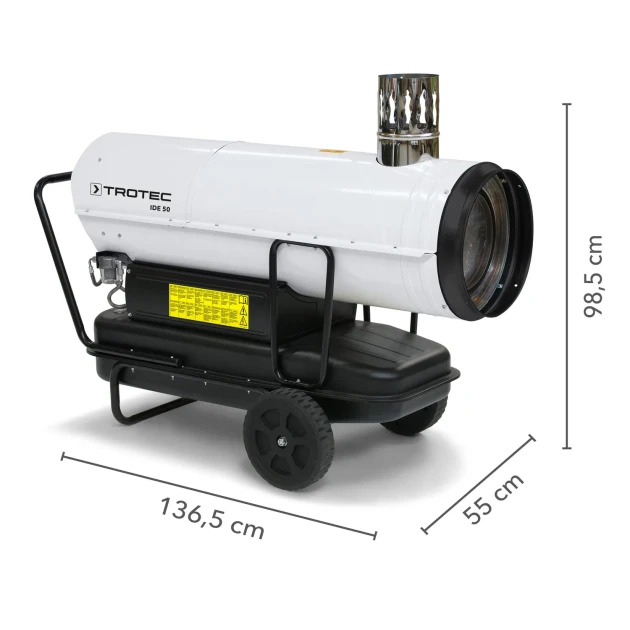 Фото Дизельна теплова гармата непрямого нагріву Trotec IDE 50, №2
