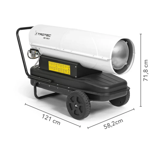 Фото Дизельная тепловая пушка прямого нагрева Trotec IDE 100 D, №2