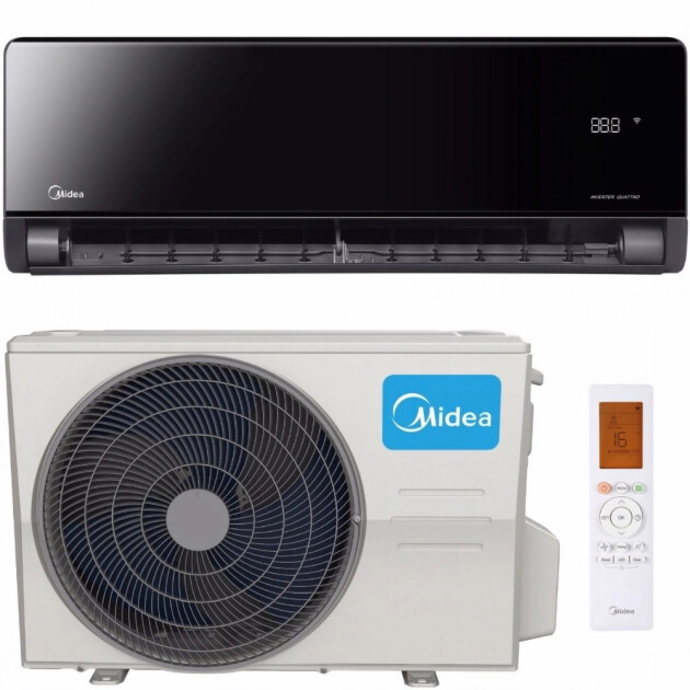 Фото Кондиционер Midea PENROSE MSXT-18HRFN8-BLACK-I /MSXT-18HRFN8-O